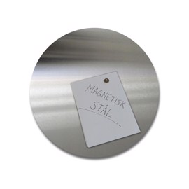 Plaque ronde en acier magnétique inoxydable
