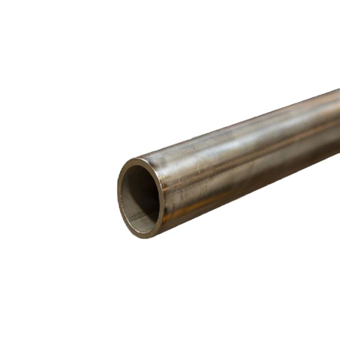 Tube Rond Acier Inoxydable V2A 1.4301 Poli Grain 240 – Ø 42,4 Mm, Épaisseur 2 Mm, Longueur 2000 Mm