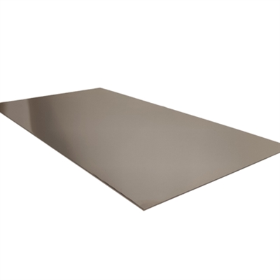 Plaque en acier inoxydable avec effet miroir